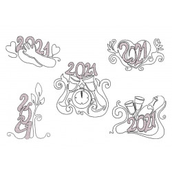 Stickserie - Willkommen 2021